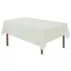 Mantel Rectangular Desechable para Fiesta Liso de Plástico Mantel de Tela Mantel de Color Sólido para Mesa de Postres de Cumpleaños Mantel Impermeable y a Prueba de Aceite