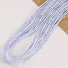 Banda elástica redonda de 0.8-2.0 mm, cordón elástico de látex colorido para joyería, manualidades hechas a mano y pulseras