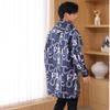 Ropa de Trabajo Impermeable y a Prueba de Polvo para Otoño e Invierno, Bata con Forro de Terciopelo, Delantal Resistente a Manchas y Aceite para Mujer, Ropa Exterior con Capucha para Trabajar