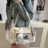 Bolsa Feminina Casual e Simples 2026 Nova Coleção de Primavera Grande Capacidade Design Fofo de Nicho Bolsa de Ombro Fashionável Tendência