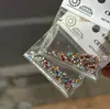 Broca de Unha Bao Shi Osha Hua Zi com Strass 1:1 Seção 33 Ponta Redonda Fundo de Vidro K9 Joia Diamante