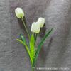3 Flores de Tulipa de Seda Tecido de Seda Flores Artificiais Flores Artificiais Decoração de Casa Adereços de Fotografia Flores Artificiais Ponto de Venda Atacado