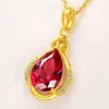 Nuevo Collar Rojo de Douyin para Mujer, Collar para Clavícula, Collar con Colgante, Simple y Versátil, Elegante Collar de Regalo para Mejores Amigas