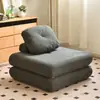 Sofá perezoso, sofá cama bloque de tofu, tatami individual para balcón de apartamento pequeño, sofá de tela para sala de estar, sofá mochi extraíble y lavable