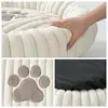 Nuevo producto transfronterizo: camas de alta calidad para perros y gatos, camas redondas para mascotas de pelo de conejo pequeño, camas para perros y camas cálidas de invierno para mascotas