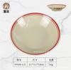 Plato de melamina doble felicidad rojo vajilla plato restaurante de olla caliente guarnición plato frío estilo retro nostálgico imitación porcelana vajilla fábrica venta al por mayor