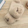 Calcetines de mujer otoño e invierno calcetines de lana a rayas otoño e invierno con forro polar gruesos cálidos calcetines de nieve para interior cachemira de mujer