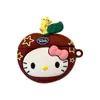 Adequado para Capa de Fone de Ouvido AirPods Pro3 Desenho Animado Fofo Concha de Silicone Apple Pro3 Boneco Bluetooth Sem Fio Anti-Queda