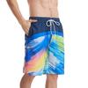Calças de praia transfronteiriças do Havaí Shorts masculinos de comércio exterior Calças esportivas Secagem rápida Designação de padrão de impressão digital 3D europeia e americana