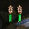 Colar de Bambu Novo Estilo Chinês Tendência Nicho Versátil Corrente para Clavícula Corrente Elegante para Pescoço Conjunto de Brincos Retrô Vintage