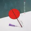 Abanico de Caligrafía con Espacio en Blanco para Escribir, Abanico Pintado a Mano por Ambos Lados, Estilo Hanfu, Estilo Antiguo, Abanico con Borla, Arte de Bambú