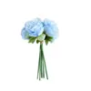 Ramo de Peonías Simuladas de Cinco Cabezas, Flores Artificiales, Estilo Pastoral, Accesorios para Bodas en Casa, Accesorios para Sesiones de Fotos
