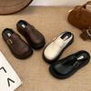 Zapatillas Baotou Retro Ligeras de Moda Slip-on de Fondo Grueso para Mujer Verano 2025 Nuevo Antideslizantes Birkenn Medias Zapatillas