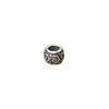 Plata de Ley S925 Cuentas Espaciadoras Retro Ruyi Xiangyun Cuentas de Agujero Grande Hebilla de Cola de Cuerda de 2.5 mm Cuerda de Mano Trenzada Cordón Accesorios DIY