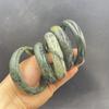 Suministro en Vivo del Fabricante Pulsera de Piedra Rey Medicina Jade Xizang Jade Verde Oscuro Jade Verde Oliva Jade Meteorito Pulsera de Jade Pulsera de Jade