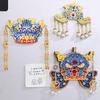Exquisito Imán de Nevera Corona de Fénix, Producto Cultural y Creativo de Museo de Arte de Metal, Souvenir Turístico de Pekín, Personalización de Regalo Clásico
