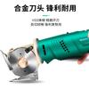 Máquina de corte recargable de mano hoja redonda tijeras eléctricas máquina de corte rápido de tela 12V hogar tijeras eléctricas de litio