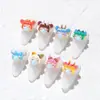 Adesivos de decoração de unhas girl bubble art de unhas tridimensionais cartoon fofo resina DIY coração de menina joias misturadas atacado