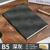 Set de Logotipo de Cuaderno de Piel de Oveja Personalizado A5 Simple Engrosado Bloc de Notas para Estudiantes Bloc de Notas para Oficina de Negocios