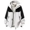 Chaqueta 3 en 1 Dios de la Lluvia para Exteriores, Cortavientos, Impermeable, Ligera, Abrigo de Capa Dura para Hombre, Chaqueta de Montañismo de Una Sola Capa para Viajar a Xizang