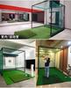 Rede de Golfe PGM Gaiola de Batida para Prática de Swing Rede para Bolas Equipamento de Prática Indoor com Verde para Putt Conjunto