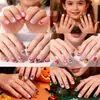 Pegatinas para Uñas de Moda de Comercio Exterior Halloween Navidad Dibujos Animados Lindas Decoración de Arte para Uñas con Forma de Fruta Accesorios de Diseño DIY