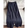 Nuevo estilo 2026, elegantes y casuales, pantalones de pierna ancha, corte curvo, pantalones de trabajo, pantalones largos estilo boyfriend para mujer, venta al por mayor H09DK78005