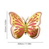 Adhesivo de pared de mariposa hueca tridimensional 3D de cuatro capas, mariposa de papel nacarado, decoración para fiestas navideñas, bodas, hogar