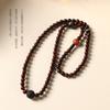 Pulsera artística de moda nacional con fragante sándalo, rosario de palisandro, tres círculos, pulsera de universo pequeño de la suerte, nicho largo de mano