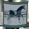 110cm Invierno Seda Artificial Lana Doble Cara Bloques de Color Caballo de Guerra Bufanda Cuadrada Grande para Mujer Viaje al Aire Libre Bufanda Cálida Venta al por Mayor