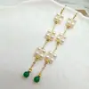 Aretes de Perlas para Mujer, Estilo Largo, Modernos y Versátiles, Aretes de Borlas de Moda, Venta al por Mayor desde Fabricante, Aretes de Diseño de Nicho
