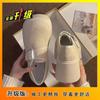 Novos Sapatos Mocassins Pequenos Retro Primavera 2025 Casuais Versáteis Sapatos Birkenstock Aumentadores de Altura com Sola Grossa Birkenstock para Mulheres