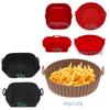 Tapete para Bandeja de Horno Freidora de Aire Grado Alimenticio a Prueba de Aceite y Resistente a Altas Temperaturas 60g Plegable Bandeja para Hornear Microondas Bandeja para Hornear Freidora de Silicona
