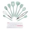 Amazon Juego de Utensilios de Cocina Antiadherentes Utensilios de Cocina de Silicona Juego de 10 Piezas Cuchara y Espátula Domésticas Herramientas de Cocina Juego de 10 Piezas