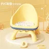 Mesa de Comedor para Bebé, Silla de Comedor, Taburete, Silla para Bebé, Asiento de Plástico Doméstico con Respaldo, Silla, Banco Pequeño, Multifuncional