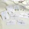 Pulsera y Pendientes Geométricos para Mujer, Exquisitos y de Moda, Versátiles, Galvanizado Ecológico, Venta al por Mayor de Accesorios Yiwu, Diseño Único