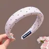 Diadema colorida de estilo francés para mujer, accesorio para el cabello de lujo de alta gama, diadema antideslizante para lavarse la cara, hace que la cara parezca más pequeña