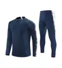 Venta Caliente Transfronteriza Ropa Deportiva de Exterior Chaqueta de Jersey de Fútbol Chaqueta de Fútbol de Invierno Traje de Fútbol Cálido de Manga Larga para Entrenamiento