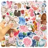[Original] 50 adesivos de graffiti para diário em aquarela decoração DIY capa de celular mala conta manual adesivos à prova d'água
