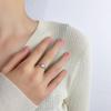 Anillo de seguridad S925 Ruyi con diseño de nicho para mujer, anillo de alta calidad con sentido de la suerte, nueva moda 2022