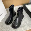 Botines Blancos de Dedo Mango para Mujer 2026 Nuevo Estilo Coreano Botas de Moda Británica Primavera y Otoño Chelsea Ajustados Botas Individuales