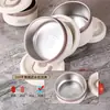 Fiambrera de Acero Inoxidable 304, Fiambrera Portátil Sellada Aislada para Oficinistas y Estudiantes, Fiambrera Multicapa Apta para Microondas