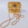 Bolsa de Ombro Único Transversal de Batom Vazada da Moda Bolsa Transversal Infantil Bolsa Pequena da Moda Versátil Temperamento Nicho Bolsa para Fone de Ouvido