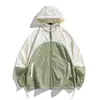 Ropa para Hombre Lktm # 2024 Verano Nuevo Ropa con Protección Solar Upf50+ Hombres de Moda Combinación de Colores Chaqueta Exterior Delgada de Seda de Hielo