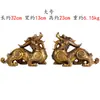 Yang Tong Ji Fabricante Atacado Ornamentos de Pixiu de Cobre para Decoração de Casa e Escritório Pixiu de Cobre Unicórnio da Fortuna