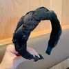 2026 Verano Nuevo Estilo Zapatillas de Caña Alta Retro Antideslizantes Diadema de Ala Ancha para Mujer Accesorio Versátil para el Cabello