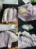 Jaqueta Feminina Curta Leve Gola Alta Cor Lisa Cintura Fina Zíper Ajustado Estilo Puff Patchwork Jaqueta Inverno 2025