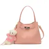 Bolsa de mão feminina da moda, modelo balde 2026 primavera novo, bolsa de ombro e transversal de alta estética, casual, personalidade, para o trabalho