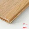 Tiras Adhesivas de PVC para Bordes de Piso de Madera, Tiras de Umbral, Tiras de Cierre de Ángulo Recto Grandes en Forma de 7, Tiras de Borde para Armarios
