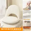 Sofá Preguiçoso Tatami Sofá Pequeno Assento Almofada de Chão Janela de Canto Cama Cadeira Dobrável com Encosto Almofada